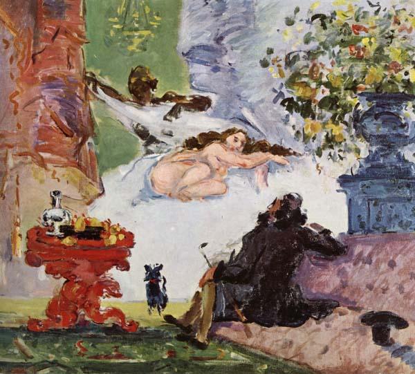 Paul Cezanne A Modern Olympia France oil painting art
